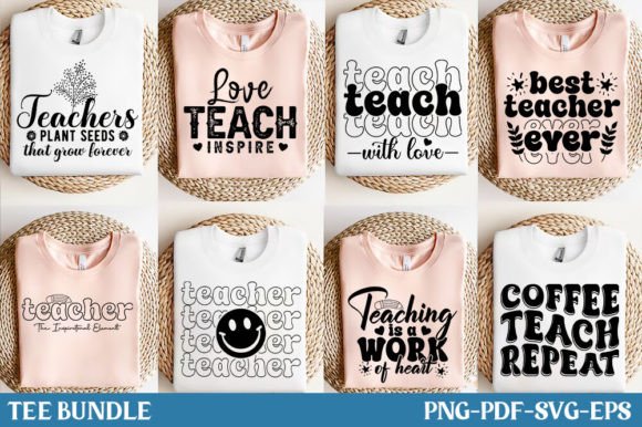 Boho Teacher Graphics for T-Shirt Designs