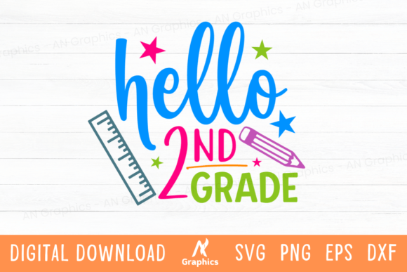 Hello 2nd Grade SVG