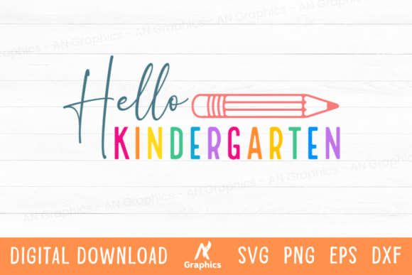 Hello Kinder Garden SVG