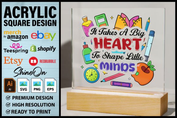 It Takes a Big HEART Graphic for Crafts