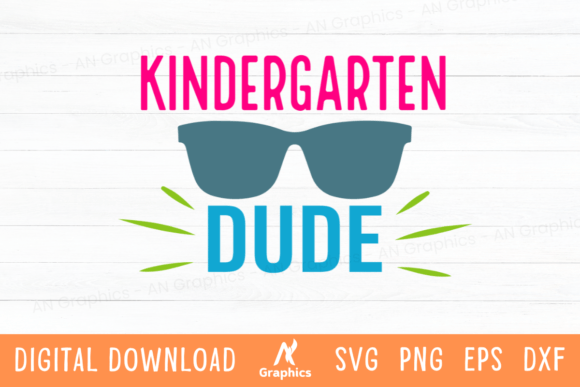 Kinder Garden Dude SVG Graphics for T-Shirt Designs