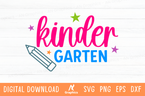 Kinder Garden SVG: Graphics & T-Shirt Designs for Back-to-School Sellers