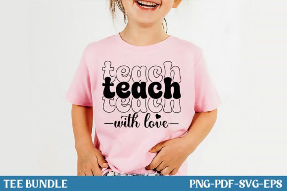 Teach With Love SVG for Local Business Branding